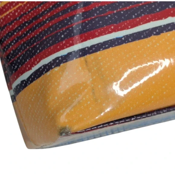 Consuela Downtown Crossbody Bag in Deanna Canvas Stripe Multicolor Yellow Blue - Picture 14 of 16